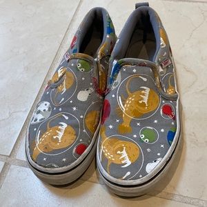 Vans, size 1, Glow in the Dark Aliens